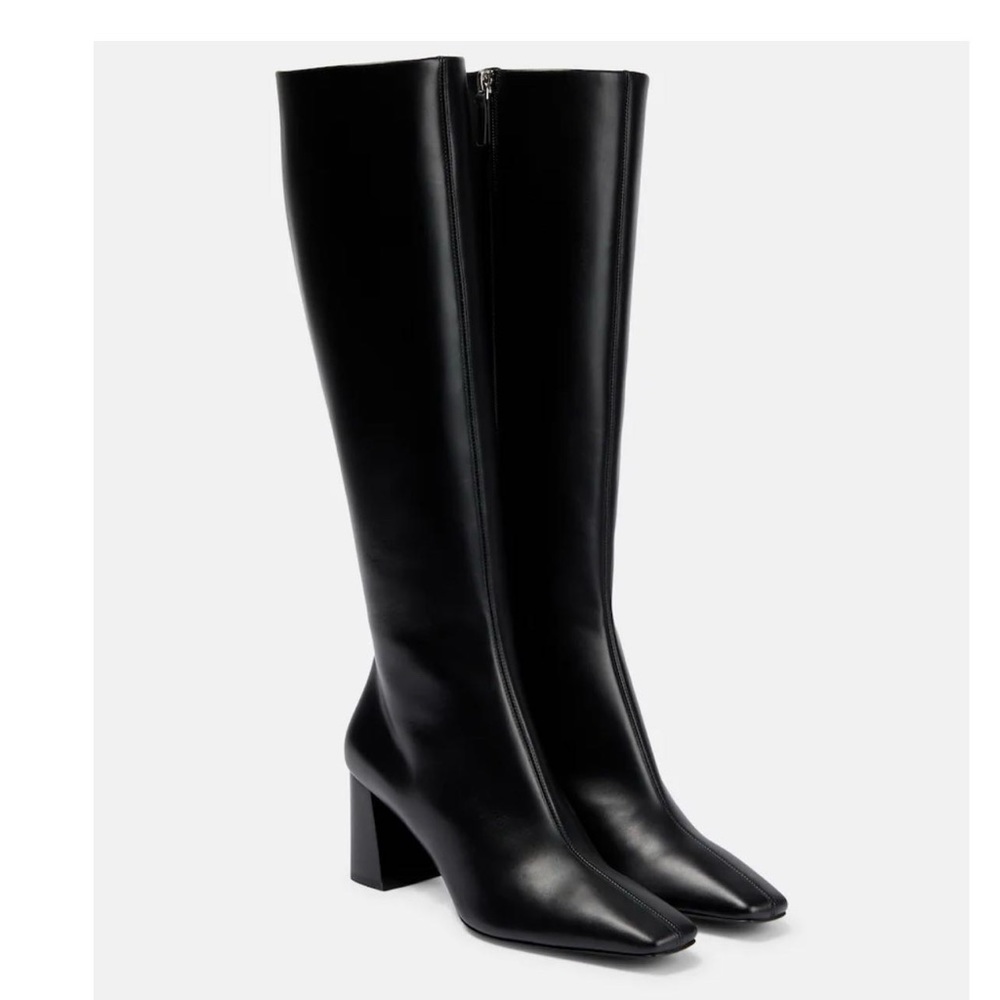 New Real Leather high knee boots, Khaite/the Raw style, size 37